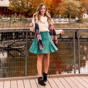 ModCloth teal skirt